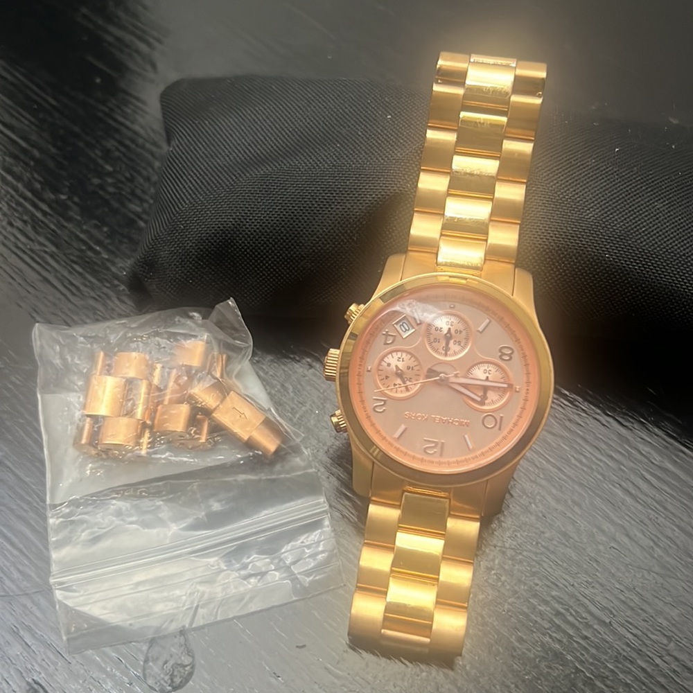 Michael Kors Runaway MK 5128 Rose Gold Tone Watch